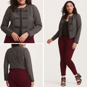 New Torrid charcoal grey jacket